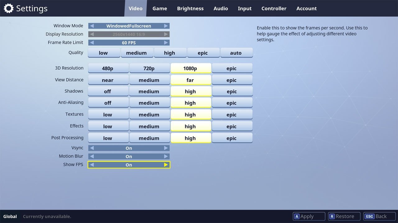 How To Show Fps In Game Fortnite How To Check Fps In Fortnite Written By Artem Uarabei Click Storm